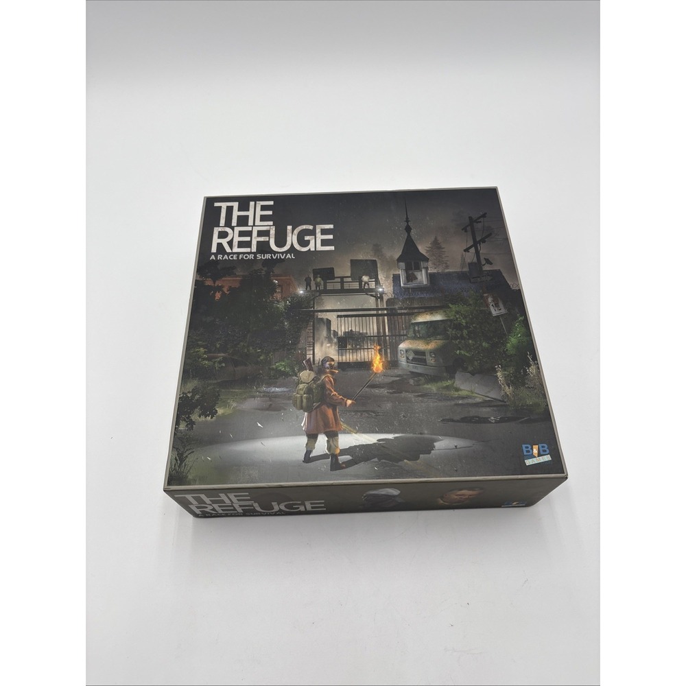 B&B Games Studio The Refuge Survival Board Game New Open Box 2-6 Players Ages 13